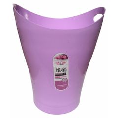 Bộ 4 Thùng Đựng Rác Nhựa Bóng 2 Quai Xách TI666 - Thiết Kế Đẹp, Hình Dáng Thon Gọn, Màu Sắc Tươi Tắn Cho Không Gian Sáng Tạo