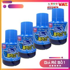 Bộ 4 Chai Thả Bồn Cầu Mr.Fresh - Tự Động Làm Sạch, Khử Mùi Toilet Hàn Quốc - Tiện Ích Giúp Vệ Sinh Dễ Dàng