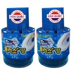 Bộ 4 Chai Thả Bồn Cầu Mr.Fresh - Tự Động Làm Sạch, Khử Mùi Toilet Hàn Quốc - Tiện Ích Giúp Vệ Sinh Dễ Dàng