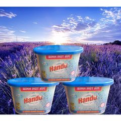 Bộ 6 bình hút ẩm Hando 450ml - Giảm ẩm, khử mùi hiệu quả với hương hoa hồng cho không gian sống thoáng đãng