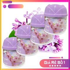 Bộ 4 Sáp Thơm Phòng Khử Mùi Hando 87g - Hương Dâu, Khử Mùi Ẩm Mốc, Nước Hoa Tự Nhiên, Dùng Cho Khu Vực Như Phòng Ngủ, Phòng Bếp