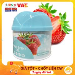 Bộ 4 Sáp Thơm Phòng Khử Mùi Hando 87g - Hương Dâu, Khử Mùi Ẩm Mốc, Nước Hoa Tự Nhiên, Dùng Cho Khu Vực Như Phòng Ngủ, Phòng Bếp