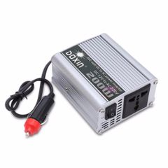 Bộ chuyển đổi nguồn điện 12V sang 220V 200W - Thiết bị tiện ích cho ô tô, điện gia dụng, sạc điện thoại, máy tính xách tay