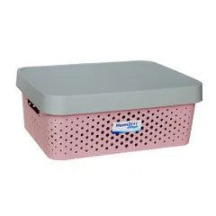 Hộp Nhựa Đựng Đồ Dạng Lưới Homestar Size M - Giải Pháp Sắp Xếp Tiện Dụng Cho Nhà Cửa - Chất Liệu PVC An Toàn, Bền Đẹp