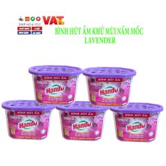 Bộ 2 Bình Hút Ẩm Hando 450ml - Giữ Đồ Khô Ráo, Chống Mốc và Khử Mùi Hiệu Quả - Phù Hợp Với Thời Tiết Nóng Ẩm Việt Nam