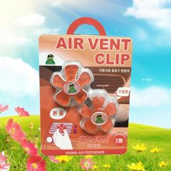Kẹp Khử Mùi Ô Tô Air Vent Clip Hương Cà Cấp Xanh - Làm Thơm Không Gian Mát Mẻ, Giúp Thư Giãn Tinh Thần