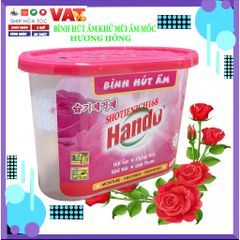 Bộ 2 Bình Hút Ẩm Hando 450ml Lavender - Khử Mùi, Chống Nấm Mốc Hiệu Quả, Phù Hợp Với Nhà Cửa Việt Nam