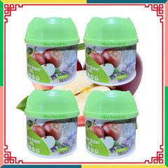 Sáp Thơm Phòng Hando 87g - Bộ 4 Mùi Khử Mùi Hôi Nấm Mốc, Hương Hoa Hồng, Chanh, Dâu, Quyến Rũ, và Táo, Tạo Không Gian Thoáng Mát