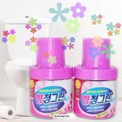 Bộ 4 Chai Sáp Thả Bồn Cầu Hàn Quốc Hương Lavender - Khử Mùi, Diệt Khuẩn, Duy Trì Sạch Sẽ và Thơm Mát Nhà Vệ Sinh