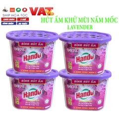 Bộ 6 Bình Hút Ẩm Khử Mùi Hando Lavender 450ml - Giải Pháp Chống Nấm Mốc và Hôi Hiệu Quả cho Không Gian Sống Thoáng Mát