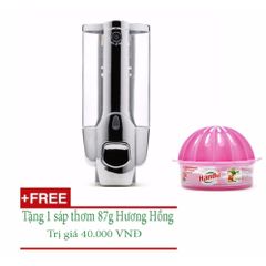 Hộp xà phòng treo tường nhấn + Sáp thơm cao cấp 87g - Thiết kế hiện đại, tiện lợi cho phòng tắm, bảo vệ sức khỏe gia đình