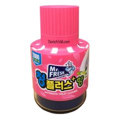 Chai thả bồn cầu tự động khử mùi diệt khuẩn Mr.Fresh Hàn Quốc - Hương Ly 180g, vệ sinh nhanh chóng và hiệu quả.