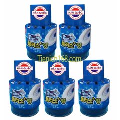 Bộ 5 Chai Thả Bồn Cầu Tự Động Khử Khuẩn Và Làm Thơm Mr.Fresh Hàn Quốc - Giải Pháp Vệ Sinh Tiện Lợi Cho Toilet