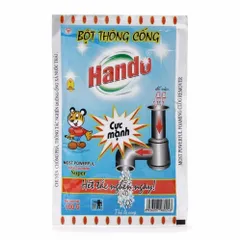 Bột Thông Cống Hando 100g - Bộ 20 Gói Tẩy Rửa Đường Ống Hiệu Quả, Chống Tắc Nghẽn Đảm Bảo An Toàn cho Gia Đình