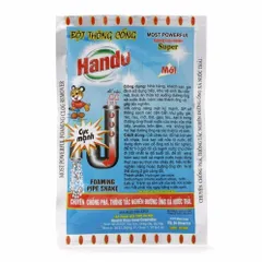 Bột Thông Cống Hando 100g - Bộ 20 Gói Tẩy Rửa Đường Ống Hiệu Quả, Chống Tắc Nghẽn Đảm Bảo An Toàn cho Gia Đình