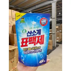 Bột tẩy vết bẩn,ố mốc quần áo sandokaebi 400g công nghệ Oxygien