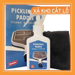 Chai Xịt Vệ Sinh Vợt Pickleball Hando 120ml - Giữ Mặt Vợt Sáng Bóng, Khử Mùi, Kèm Khăn Lau Tiện Lợi Cho Người Chơi Thể Thao