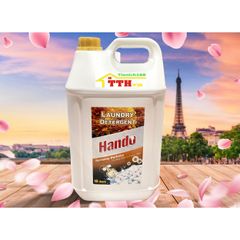 Nước giặt đậm đặc Hando 10L - Giúp giặt sạch gấp 2 lần, hương thơm quyến rũ cho nhà nghỉ và khách sạn, tiết kiệm hơn.