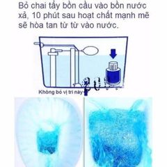 Chai Tẩy Vệ Sinh Bồn Cầu Xanh Hương Ngàn Hoa - Sản Phẩm Hàn Quốc Độc Quyền Giúp Bồn Cầu Sạch Như Mới