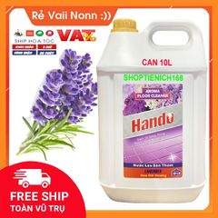 Nước Thơm Lau Sàn Hando 10L Hương Lavender - An Toàn, Diệt Khuẩn, Cho Nhà Hàng & Vệ Sinh Công Nghiệp