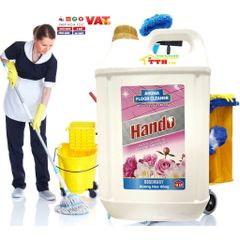 Nước Thơm Lau Sàn Hando 10L - Hương Quế An Toàn, Diệt Khuẩn, Sạch Sẽ Cho Nhà Hàng & Khách Sạn