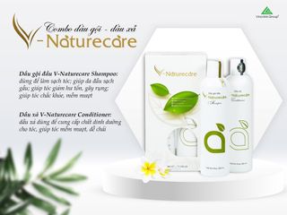 Dầu Xả Thảo Dược V-Naturecare Organic - Giúp Sạch Gàu, Mượt Tóc, Kích Thích Mọc Tóc, An Toàn Cho Gia Đình, Hương Thơm Tự Nhiên