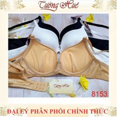 Áo Lót Nữ Annie 8153 Trơn Có Gọng Mút Đệm 3.5cm - Dây Điều Chỉnh Nhỏ Nhẹ Bản Lưng Vừa, 2 Móc Cài, Phong Cách Hiện Đại