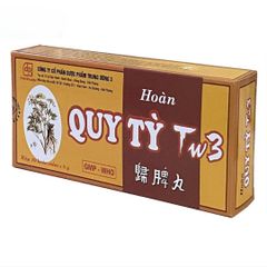 Hoàn Quy Tỳ TW3 - Thực Phẩm Chức Năng Hỗ Trợ Tâm Tỳ, Cải Thiện Mất Ngủ, 10 Viên Hoàn Từ Thiên Nhiên