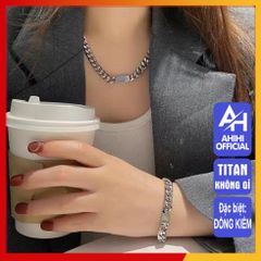 Dây Chuyền Nam Titan Cao Cấp - Phong Cách Hiphop Cá Tính, Chống Gỉ và Trầy Xước - Trang Sức Thời Trang Nam Đẳng Cấp