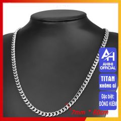 Dây Chuyền Nam Titan Cao Cấp - Phong Cách Hiphop Cá Tính, Chống Gỉ và Trầy Xước - Trang Sức Thời Trang Nam Đẳng Cấp