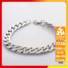 Lắc Tay Nam Titan Cao Cấp - Thiết Kế Nam Tính, Bền Bỉ, Không Gỉ, Phụ Kiện Thời Trang Sang Trọng Cho Phái Mạnh