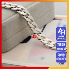 Lắc Tay Nam Titan Cao Cấp - Thiết Kế Nam Tính, Bền Bỉ, Không Gỉ, Phụ Kiện Thời Trang Sang Trọng Cho Phái Mạnh