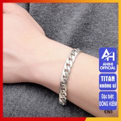 Lắc Tay Nam Titan Cao Cấp - Thiết Kế Nam Tính, Bền Bỉ, Không Gỉ, Phụ Kiện Thời Trang Sang Trọng Cho Phái Mạnh