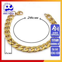 Lắc Tay Nam Titan Cao Cấp - Thiết Kế Nam Tính, Bền Bỉ, Không Gỉ, Phụ Kiện Thời Trang Sang Trọng Cho Phái Mạnh
