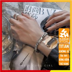 Vòng tay khắc tên thời trang nam nữ - Vòng cổ thép titan Cuba tuỳ chỉnh độc đáo A12, hàng có sẵn giao nhanh trong 24h