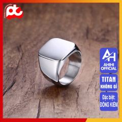 Nhẫn Titan Nam Cao Cấp - Thiết Kế Mạnh Mẽ Đẳng Cấp, Chống Gỉ Sét, Phụ Kiện Thời Trang Nam Thanh Lịch, Quà Tặng Ý Nghĩa