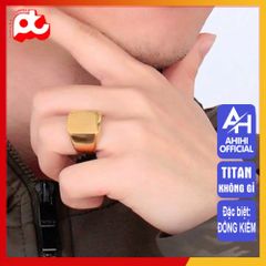 Nhẫn Nam Titan Cao Cấp - Phong Cách Đẳng Cấp, Mạnh Mẽ, Chống Gỉ và Chống Trầy Xước, Phụ Kiện Thời Trang Nam