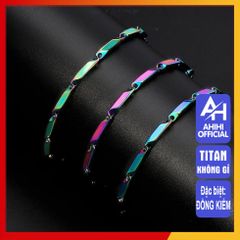 Lắc Tay Nam Titan Cao Cấp - Thiết Kế Nam Tính, Bền Bỉ, Thời Trang Sang Trọng, Phù Hợp Với Mọi Dạng Cổ Tay