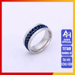 Nhẫn Titan Cao Cấp Nam Nữ - Thiết Kế Đẳng Cấp, Chống Gỉ, Không Kích Ứng - Phụ Kiện Thời Trang Thép Không Gỉ