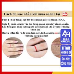 Nhẫn Titan Cao Cấp Nam Nữ - Thiết Kế Đẳng Cấp, Chống Gỉ, Không Kích Ứng - Phụ Kiện Thời Trang Thép Không Gỉ