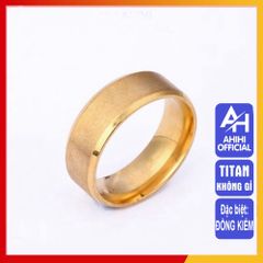 Nhẫn Titan Nam Cao Cấp - Thiết Kế Nam Tính, Chống Gỉ, Chống Trầy, Phụ Kiện Thời Trang Hiện Đại từ 3H JEWELRY
