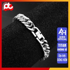 Lắc Tay Titan Cao Cấp Nam Nữ - Thiết Kế Mạnh Mẽ, Bền Bỉ Không Gỉ, Phong Cách Thời Trang Đẳng Cấp, Màu Vàng Sang Trọng 10mm