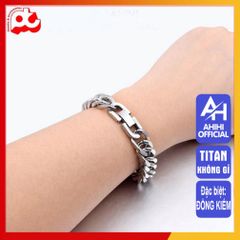 Lắc Tay Titan Cao Cấp Nam Nữ - Thiết Kế Mạnh Mẽ, Bền Bỉ Không Gỉ, Phong Cách Thời Trang Đẳng Cấp, Màu Vàng Sang Trọng 10mm