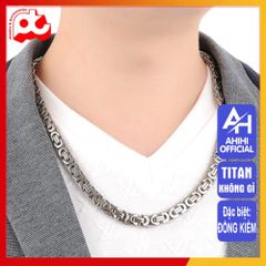 Dây Chuyền Nam Titan Cao Cấp - Thiết Kế Sang Trọng Ziczac Dẹp, Phong Cách Mạnh Mẽ, Bền Đẹp, An Toàn Cho Da