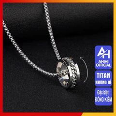 Dây Chuyền Titan Cao Cấp Nam Nữ Veins Brick - Thời Trang Đẳng Cấp Không Gỉ, Phong Cách Mạnh Mẽ, Quà Tặng Ý Nghĩa