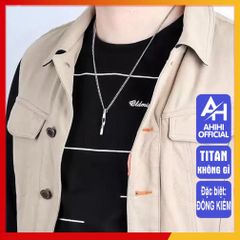 Dây Chuyền Titan Cao Cấp Nam Nữ Veins Brick - Thời Trang Đẳng Cấp Không Gỉ, Phong Cách Mạnh Mẽ, Quà Tặng Ý Nghĩa