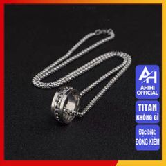Dây Chuyền Titan Cao Cấp Nam Nữ Veins Brick - Thời Trang Đẳng Cấp Không Gỉ, Phong Cách Mạnh Mẽ, Quà Tặng Ý Nghĩa