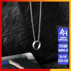 Dây Chuyền Titan Cao Cấp Nam Nữ Veins Brick - Thời Trang Đẳng Cấp Không Gỉ, Phong Cách Mạnh Mẽ, Quà Tặng Ý Nghĩa