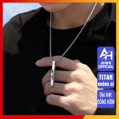 Dây Chuyền Titan Cao Cấp Nam Nữ Veins Brick - Thời Trang Đẳng Cấp Không Gỉ, Phong Cách Mạnh Mẽ, Quà Tặng Ý Nghĩa