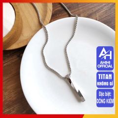 Dây Chuyền Titan Cao Cấp Nam Nữ Veins Brick - Thời Trang Đẳng Cấp Không Gỉ, Phong Cách Mạnh Mẽ, Quà Tặng Ý Nghĩa